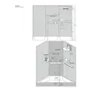 Термостат для скрытого монтажа на 3 потребителя Hansgrohe RainSelect (цвет - полированное золото) 15381990