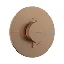 Термостат на 1 потребитель Hansgrohe ShowerSelect Comfort S (цвет - шлифованная бронза) 15559140