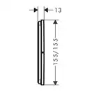 HANSGROHE ShowerSelect Comfort E Вентиль на 3 споживача, білий матовий (15573700)