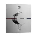 Термостат на 2 потребителя со встроенной защитной комбинацией EN 1717 Hansgrohe ShowerSelect Comfort E (цвет - хром) 15578000
