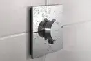 Термостат на 2 потребителя со встроенной защитной комбинацией EN 1717 Hansgrohe ShowerSelect Comfort E (цвет - хром) 15578000