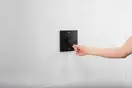 Термостат на 2 потребителя со встроенной защитной комбинацией EN 1717 Hansgrohe ShowerSelect Comfort E (цвет - чёрный матовый) 15578670