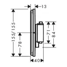 Hansgrohe ShowerSelect Comfort Q Термостат, бронза (15583140)