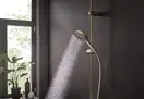 Лейка для душа Hansgrohe Raindance Select S PowderRain (цвет - шлифованная бронза), 3 вида струи 26014140