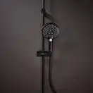 Лейка для душа Hansgrohe Raindance Select S PowderRain (цвет - чёрный матовый), 3 вида струи 26014670