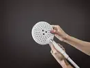 Лейка для душа Hansgrohe Raindance Select S PowderRain (цвет - белый матовый), 3 вида струи 26014700