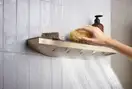 Душевая лейка 500 с душевой полкой Hansgrohe Rainfinity, 1 тип струи (цвет - шлифованная бронза) 26243140