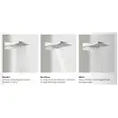 Верхний душ с подсветкой Hansgrohe Raindance 548х280 мм (белый/хром) 28410400