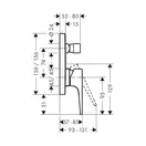 Смеситель для ванны Hansgrohe Metropol (цвет - полированное золото) 32546990