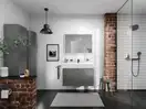 Внешняя часть трапа для душа, укорачиваемого 120 см Hansgrohe RainDrain Flex (чёрный матовый) 56054670
