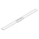Внешняя часть трапа для душа, укорачиваемого 120 см Hansgrohe RainDrain Flex (чёрный матовый) 56054670