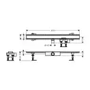 Hansgrohe RainDrain Compact Flat Трап для душу, нерж. сталь (56166800)