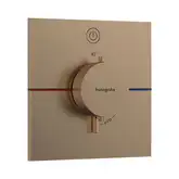 Термостат на 1 потребитель Hansgrohe ShowerSelect Comfort E (цвет - шлифованная бронза) 15571140