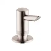 Дозатор для жидкого мыла или средства для мытья посуды Hansgrohe, сталь 40418800