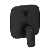 Смеситель для ванны/душа, со встроенной защитной комбинацией Hansgrohe Logis (цвет - чёрный матовый) 71407670