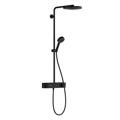 Hansgrohe Pulsify Showerpipe 260 1jet, чорний матовий (24220670) Hansgrohe Pulsify Showerpipe 260 1jet, чорний матовий (24220670)