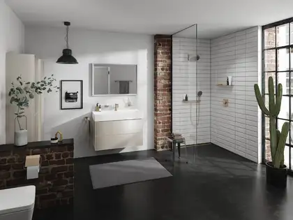 Полочка для душа Hansgrohe Rainfinity Shelf 500 (цвет - шлифованная бронза) 26844140 Полочка для душа Hansgrohe Rainfinity Shelf 500 (цвет - шлифованная бронза) 26844140