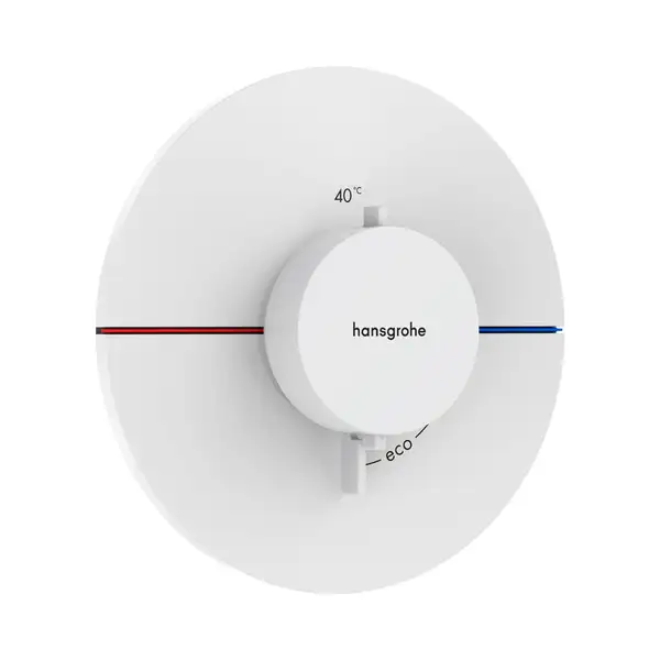 Термостат на 1 потребитель Hansgrohe ShowerSelect Comfort S (цвет - белый матовый) 15559700