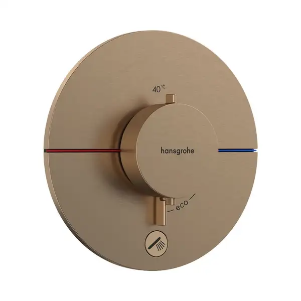 Hansgrohe ShowerSelect Comfort S Термостат прихованого монтажу, бронза (15562140) Hansgrohe ShowerSelect Comfort S Термостат прихованого монтажу, бронза (15562140)