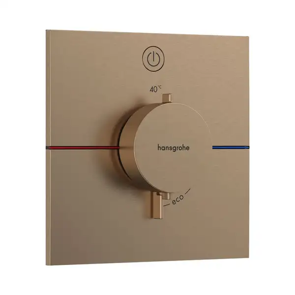 Термостат на 1 потребитель Hansgrohe ShowerSelect Comfort E (цвет - шлифованная бронза) 15571140