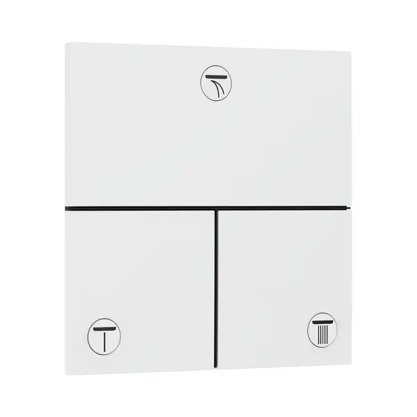 HANSGROHE ShowerSelect Comfort E Вентиль на 3 споживача, білий матовий (15573700) HANSGROHE ShowerSelect Comfort E Вентиль на 3 споживача, білий матовий (15573700)