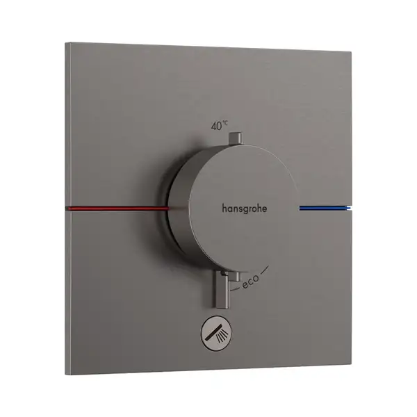 Hansgrohe ShowerSelect Comfort E Термостат, мат. чорний хром (15575340) Hansgrohe ShowerSelect Comfort E Термостат, мат. чорний хром (15575340)