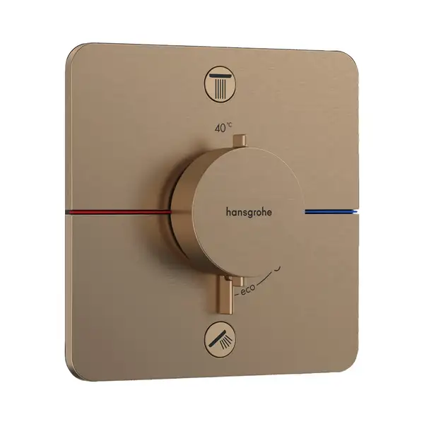 Hansgrohe ShowerSelect Comfort Q Термостат, бронза (15583140) Hansgrohe ShowerSelect Comfort Q Термостат, бронза (15583140)