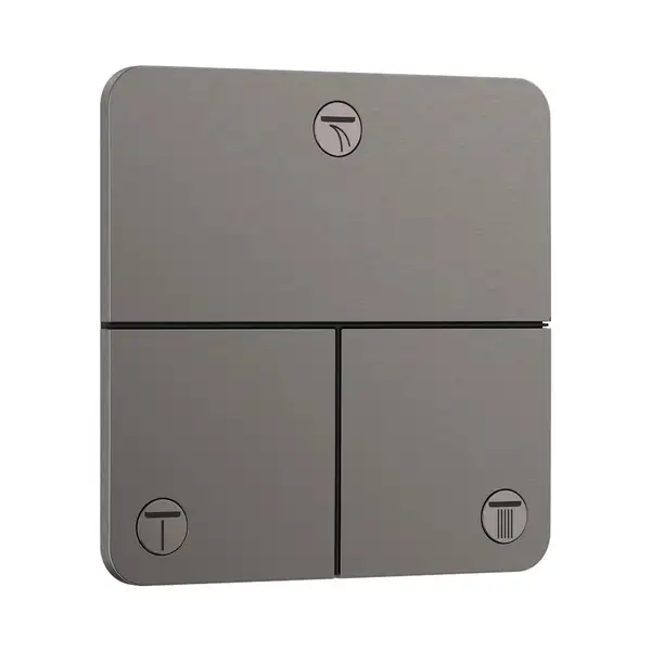 Hansgrohe ShowerSelect Comfort Q Вентиль на 3 споживачі, чорний хром (15587340) Hansgrohe ShowerSelect Comfort Q Вентиль на 3 споживачі, чорний хром (15587340)