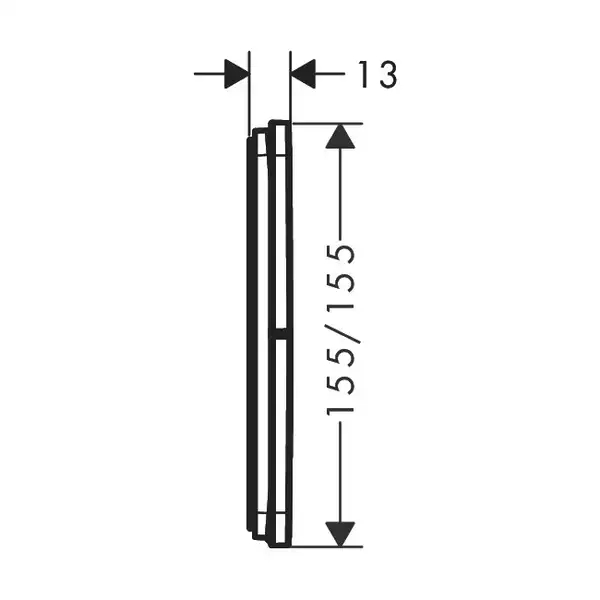 Hansgrohe ShowerSelect Comfort Q Вентиль на 3 споживачі, чорний хром (15587340) Hansgrohe ShowerSelect Comfort Q Вентиль на 3 споживачі, чорний хром (15587340)
