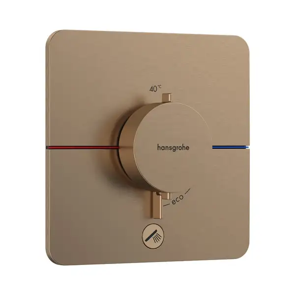 Hansgrohe ShowerSelect Comfort Q Термостат прихований, бронза (15589140) Hansgrohe ShowerSelect Comfort Q Термостат прихований, бронза (15589140)