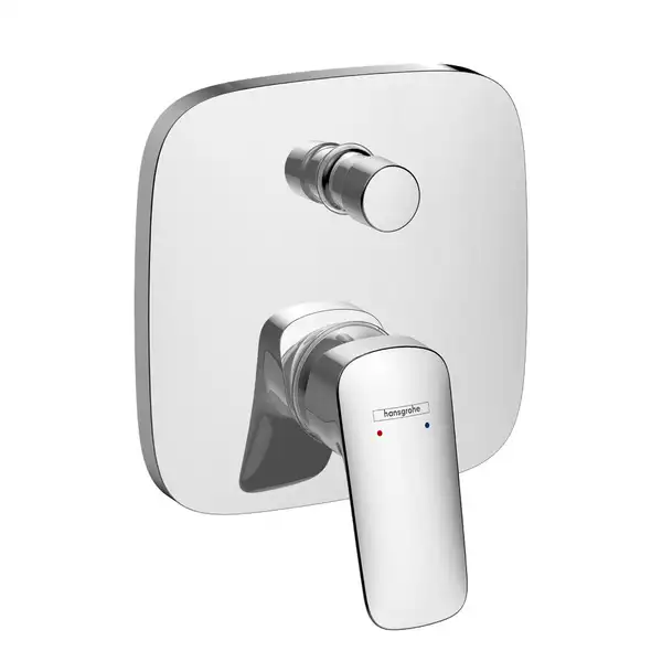 Смеситель для ванны/душа, со встроенной защитной комбинацией Hansgrohe Logis (цвет - хром) 71407000 Смеситель для ванны/душа, со встроенной защитной комбинацией Hansgrohe Logis (цвет - хром) 71407000