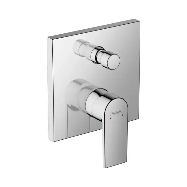 Смеситель для ванны, со встроенной защитной комбинацией Hansgrohe Vernis Shape (цвет - хром) 71469000