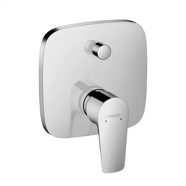 Смеситель для ванны, со встроенной защитной комбинацией Hansgrohe Talis E (цвет - хром) 71474000
