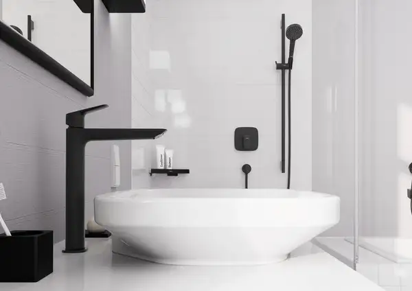 Смеситель для душа Hansgrohe Logis (цвет - чёрный матовый) 71605670