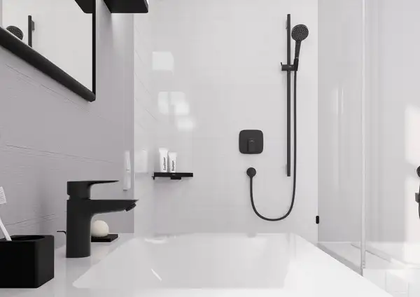 Смеситель для душа Hansgrohe Logis (цвет - чёрный матовый) 71605670