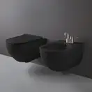 Біде підвісне Flaminia APP 54x36 h27cm, Carbone matt (AP218) (AP218CAR)