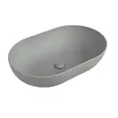 Умивальник на стільницю Flaminia APP 62 x 40 xh 16 cm, без переливу, Cenere matt (AP62A) (AP62ACEN)