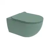 Унітаз підвісний з кришкою Flaminia APP 54x36xh27 cм із системою Gosilent, MENTA (AP118SMENTA/APCW10MENTA) (AP118SMENTA_APCW10MENTA)