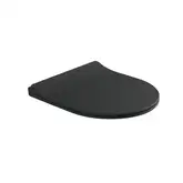 Кришка для унітазу Flaminia APP 42x37 h2.5 cм, slim short soft-closing, Carbone (APCW07) (APCW07CAR)