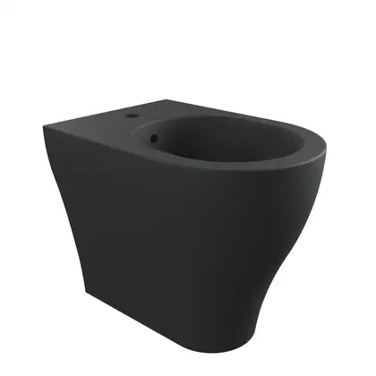 Біде для підлоги Flaminia APP 52x36 h43cm, безободкове, Carbone matt (AP217) (AP217CAR) Біде для підлоги Flaminia APP 52x36 h43cm, безободкове, Carbone matt (AP217) (AP217CAR)