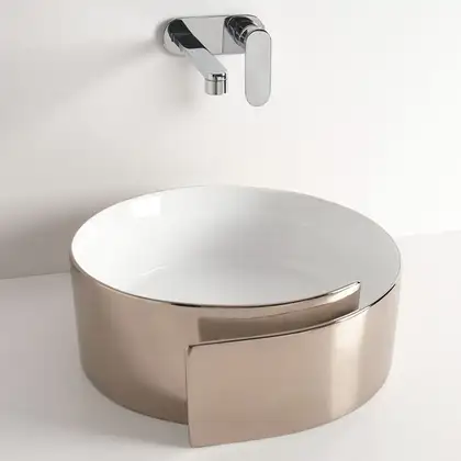 Умивальник на стільницю Flaminia Roll 56 (RL56L) (RL56LPLA)
