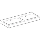 Умивальник підвісний Geberit iCon, подвійний, 120x48.5, білий (124120000)