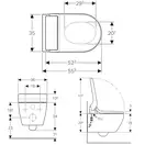 Подвесной унитаз-биде Geberit AquaClean Tuma Comfort (белый «Alpine») (146.294.11.1)