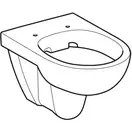 Geberit Selnova Комплект подвесного унитаза, белый (500.265.01.1) (500.265.01.1_500.333.01.1)
