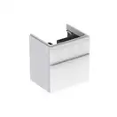 Тумба под раковину Geberit Smyle Square 58,4 см, белый глянцевый (500.352.00.1)
