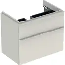 Тумба под раковину Geberit Smyle Square 73,4 см, песочно-серый глянцевый (500.353.JL.1)