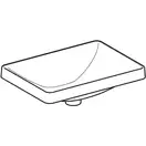 Geberit VariForm Раковина вбудована 55x40 см, біла (500.739.01.2)