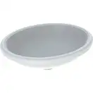 Geberit VARIFORM умывальник встраиваемый под столешницу, овальный, 50*40см, без отверстия, без перелива (500.755.01.2)
