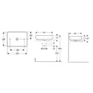Geberit VariForm Раковина накладная 55x40 см, белая (500.779.01.2)
