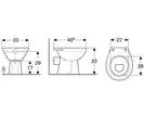 Geberit Bambini Унитаз напольный с крышкой, белый (500.916.00.1) (500.916.00.1_573334000)